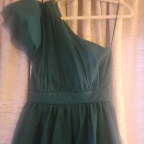 Flying Tomato One Shoulder Pleated Tulle size S - Picture 10 of 16